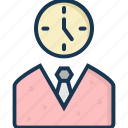 businessman, clock, man, timer, watch 