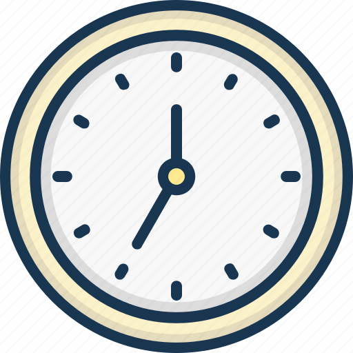 Clock, time, timekeeper, wall clock, watch icon - Download on Iconfinder