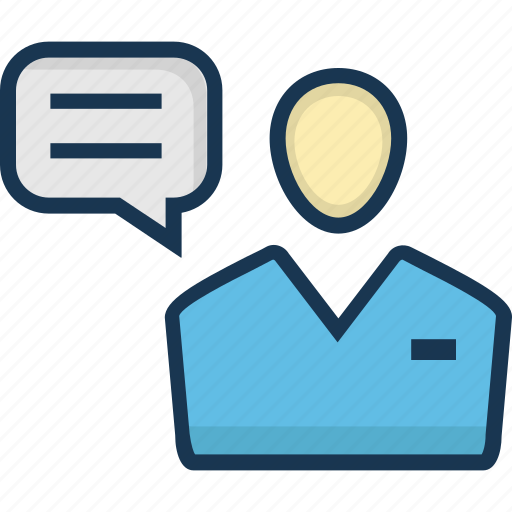 Chat, chatting, client chat, customer representative, talking icon - Download on Iconfinder