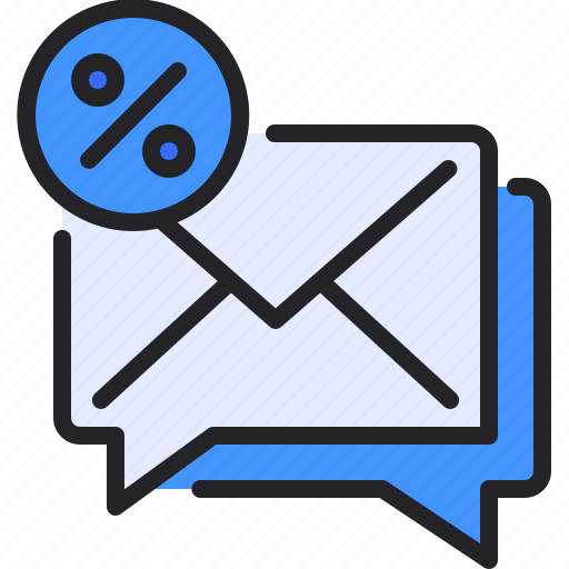 Chat, discount, email, marketing, talk icon - Download on Iconfinder