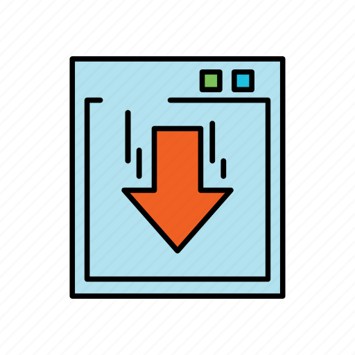 Arrow, digital, down, marketing icon - Download on Iconfinder