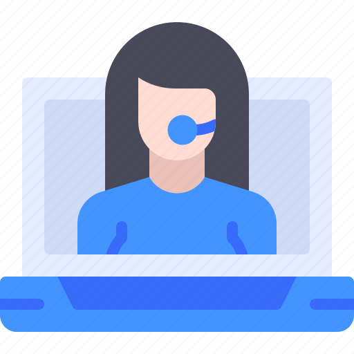 Avatar, computer, customer, girl, service, woman icon - Download on Iconfinder