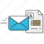 communication, email, letter, marketing, message, send 
