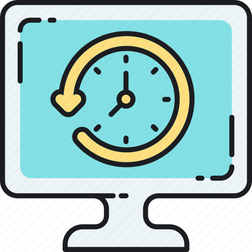Monitoring, 24 hours, around the clock, clock, surveillance icon - Download on Iconfinder