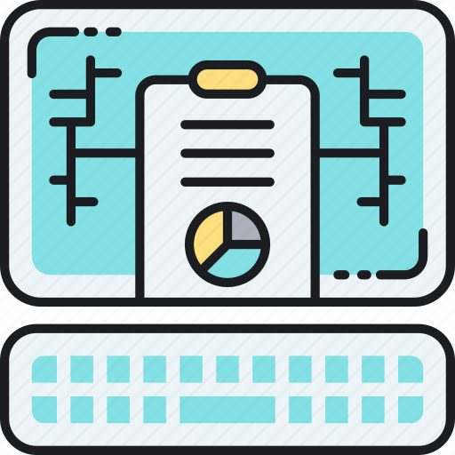 Report, analysis, analytics, digital report, online report, pie chart, statistics icon - Download on Iconfinder