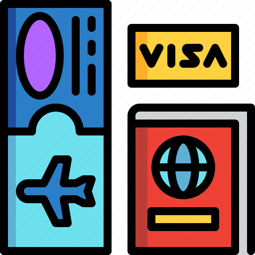 Boarding pass, passport, ticket, transportation, travel, vacation, visa icon - Download on Iconfinder