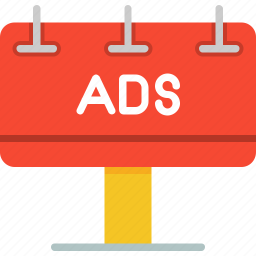 Ads, advertisement, banner, board, marketing icon - Download on Iconfinder