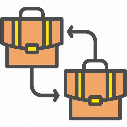 B2b, briefcase, business, to, suitcase icon - Download on Iconfinder