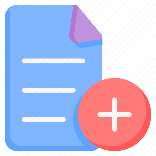 Add, file, document, paper, folder icon - Download on Iconfinder