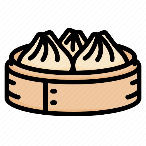 Xiaolongbao, steamed, bun, dimsum, chinese, buns, dumplings icon - Download on Iconfinder