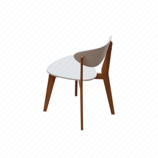 Frame, dining, chair 3D illustration - Download on Iconfinder