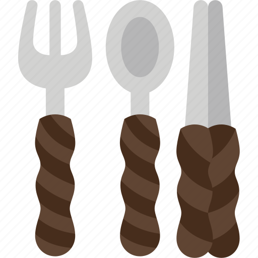 Cutlery, fork, knife, spoon, eat icon - Download on Iconfinder