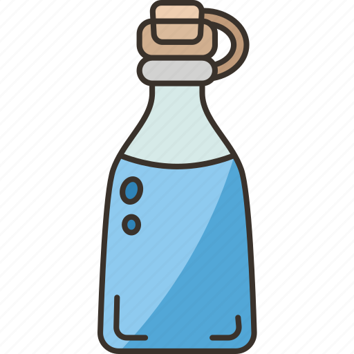 Bottle, glass, water, drink, beverage icon - Download on Iconfinder