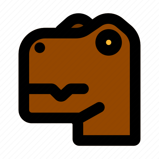 Allosaurus, dinosaur, jurassic, head icon - Download on Iconfinder