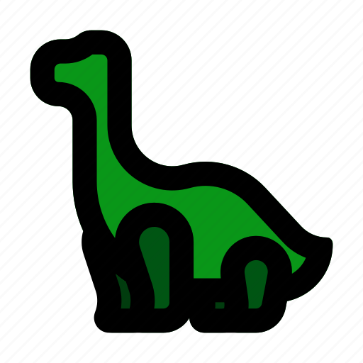 Brontosaurus, dinosaur, head, extinct icon - Download on Iconfinder