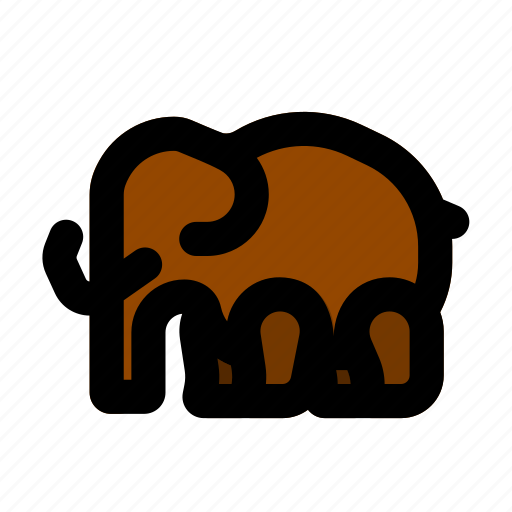 Mammoth, dinosaur, jurassic, extinct icon - Download on Iconfinder
