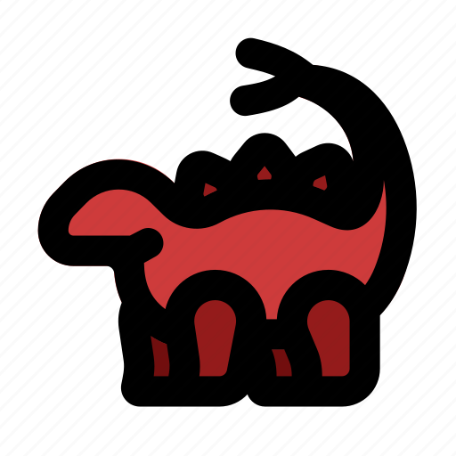 Stegosaurus, dinosaur, jurassic, extinct icon - Download on Iconfinder