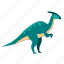 dinosaur, planetology, extinct, animal, parasaurolophus 