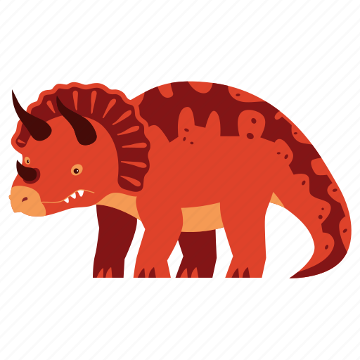 Dinosaur, predator, extinct, animal, triceratops icon - Download on Iconfinder