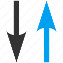 arrows, exchange, refresh, replace, swap, update, vertical