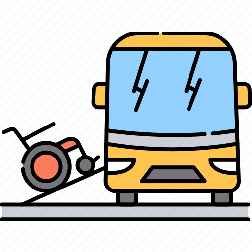 Bus, transport, tranportation, disabled icon - Download on Iconfinder
