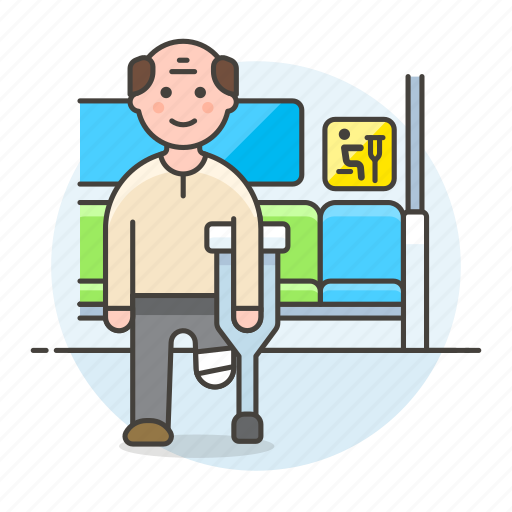 Aid, inside, seat, impairment, sign, disability, priority icon - Download on Iconfinder