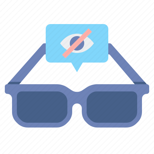 Blind, for, glasses, the icon - Download on Iconfinder