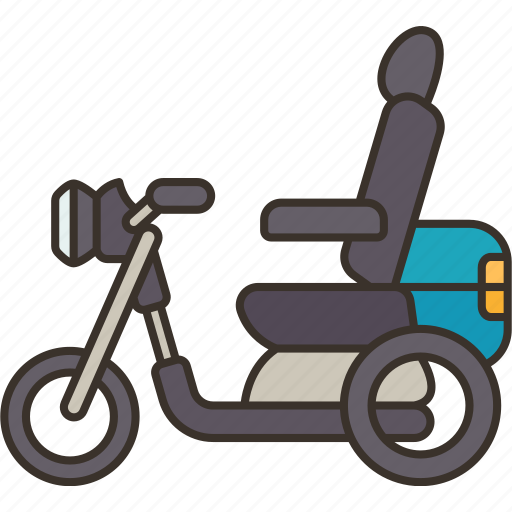 Motorbike, disability, electric, vehicle, transport icon - Download on Iconfinder