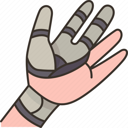 Prosthetic, hand, bionic, limb, artificial icon - Download on Iconfinder