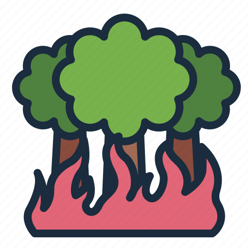 Disaster, catastrophe, nature, forest fire icon - Download on Iconfinder