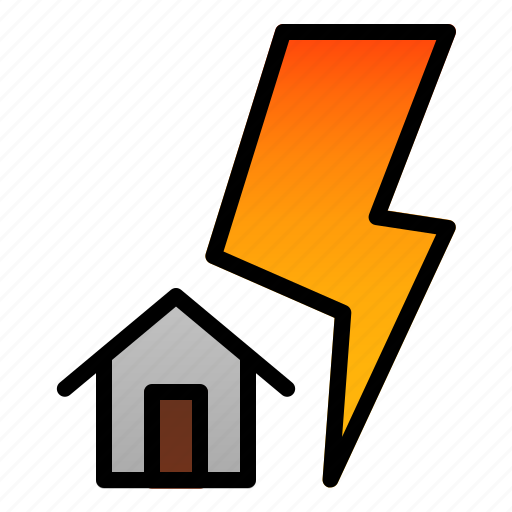 Catastrophe, danger, destruction, disaster, nature, thunder icon - Download on Iconfinder