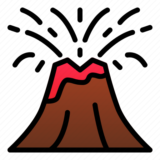 Catastrophe, disaster, eruption, mountain, nature, vulcano icon - Download on Iconfinder