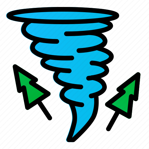 Catastrophe, danger, destruction, disaster, nature, tornado, tree icon - Download on Iconfinder