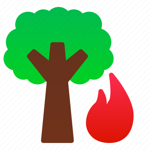 Catastrophe, destruction, disaster, fire, forest, nature, tree icon - Download on Iconfinder