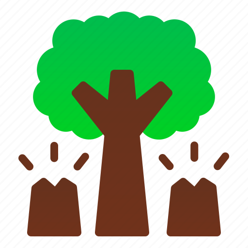 Danger, deforestation, disaster, environtment, forest, nature, tree icon - Download on Iconfinder