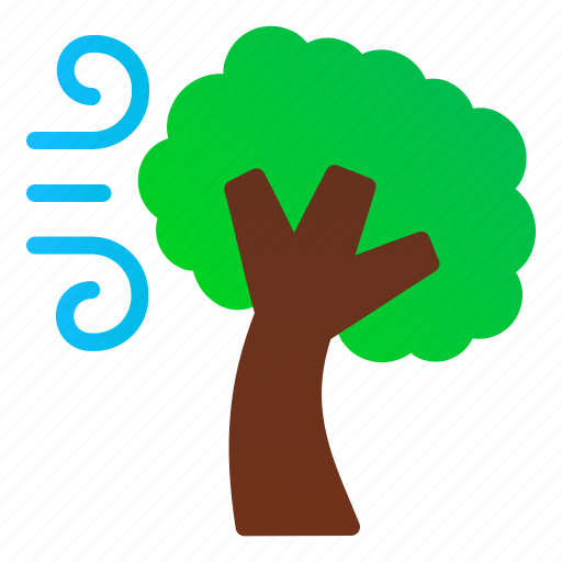 Catastrophe, disaster, hurricane, nature, storm, tree, wind icon - Download on Iconfinder