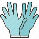 gloves, rubber, hand, protection, hygiene