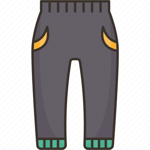 Pants, long, garment, trousers, cloth icon - Download on Iconfinder