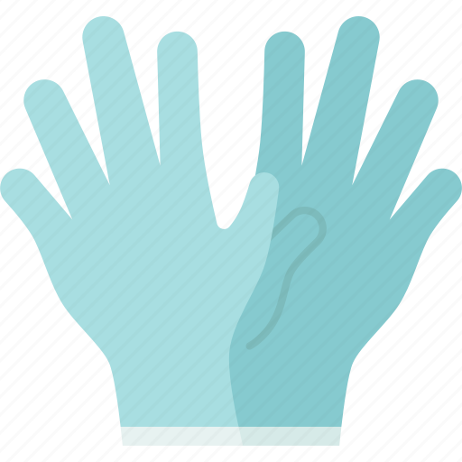 Gloves, rubber, hand, protection, hygiene icon - Download on Iconfinder