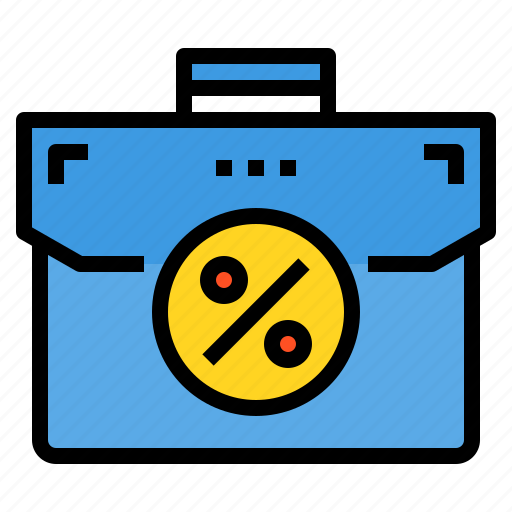 Bag, discount, money, percentage, sale, shopping icon - Download on Iconfinder