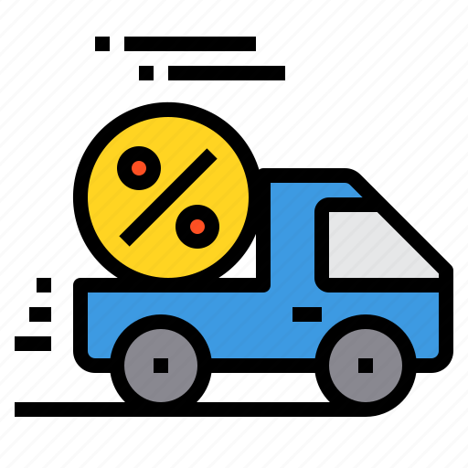 Car, discount, money, percentage, sale, shopping, truck icon - Download on Iconfinder
