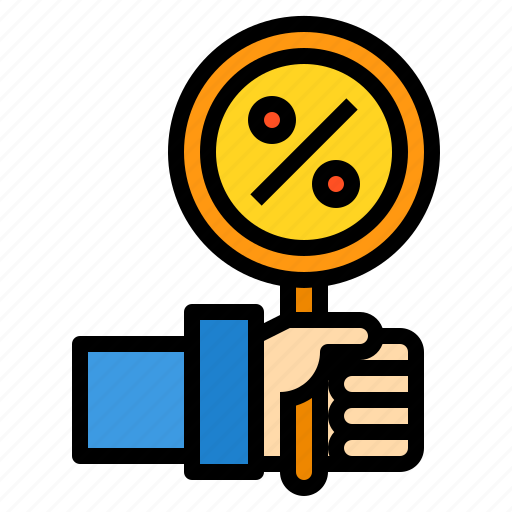 Discount, money, percentage, sale, search, shopping icon - Download on Iconfinder
