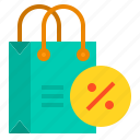 bag, discount, money, percentage, sale, shopping