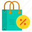bag, discount, money, percentage, sale, shopping 