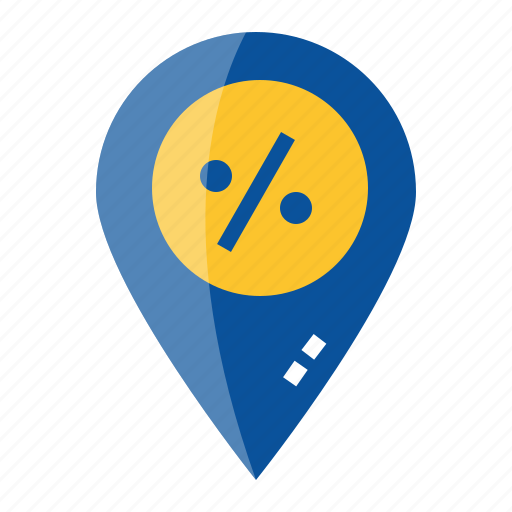Discount, promotion, sale, location, pin icon - Download on Iconfinder