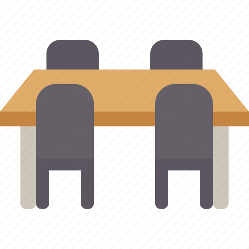 Table, meeting, room, office, workplace icon - Download on Iconfinder
