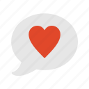 love chat, chat bubble, romantic, couple, message, chat window, marriage, conversation