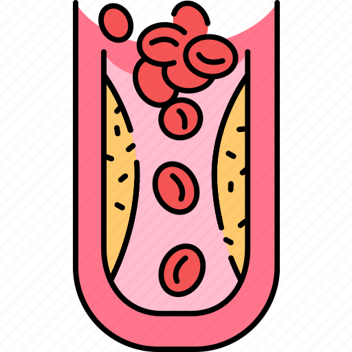 Atheroma, artery, wall, blood icon - Download on Iconfinder