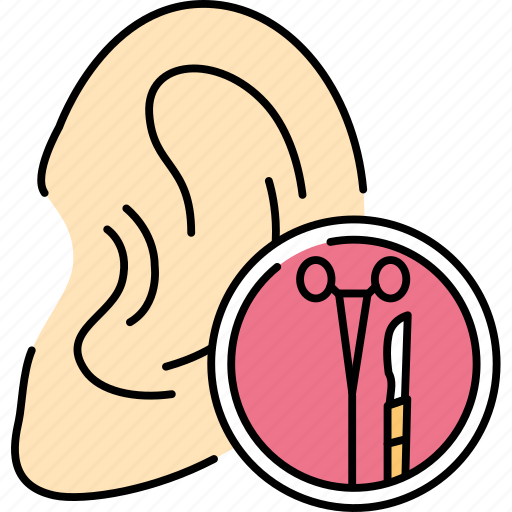 Ear, surgery, organ icon - Download on Iconfinder