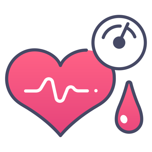 Blood, health, heart, hypertension, medical, pressure, pulse icon - Free download